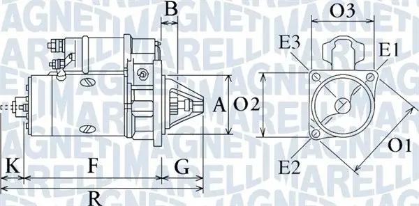 Electromotor (12V, 0,9kW) potrivit KIA AVELLA, CARENS I, CARENS II, CLARUS, PRIDE, RETONA, SHUMA, SPORTAGE; MAZDA 121 II, 323 C IV, 323 C V, 323 F IV, 323 F V, 323 F VI, 323 II 1.1-2.2 11.80-