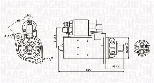 Electromotor (12V, 1,1kW) AUDI TT; SEAT ALHAMBRA, LEON; SKODA OCTAVIA I; VW BORA, GOLF IV BEETLE, SHARAN 1.8-3.2 intre 1995-2010