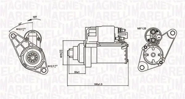 Electromotor (12V, 1,1kW) potrivit AUDI A1, A3; SEAT ALTEA, ALTEA XL, CORDOBA, IBIZA III, IBIZA IV, IBIZA IV SC, IBIZA IV ST, LEON, TOLEDO III, TOLEDO IV; SKODA FABIA I 1.2-2.0 10.99-