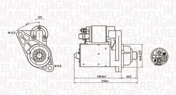 Electromotor (12V, 1,1kW) potrivit AUDI A2, A3; SEAT CORDOBA, IBIZA III; SKODA FABIA I; VW BORA, BORA I, GOLF IV, LUPO I, POLO 1.2-1.9D 09.96-11.09