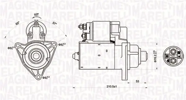 Electromotor (12V, 1,1kW) VW TRANSPORTER IV 1.8 2.0 intre 1990-2003