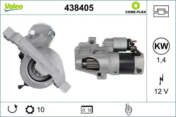 Electromotor (12V, 1,4kW) potrivit AUDI A3; SEAT ALHAMBRA; VW GOLF IV, SHARAN 1.8 1.9D 2.8 12.96-03.10