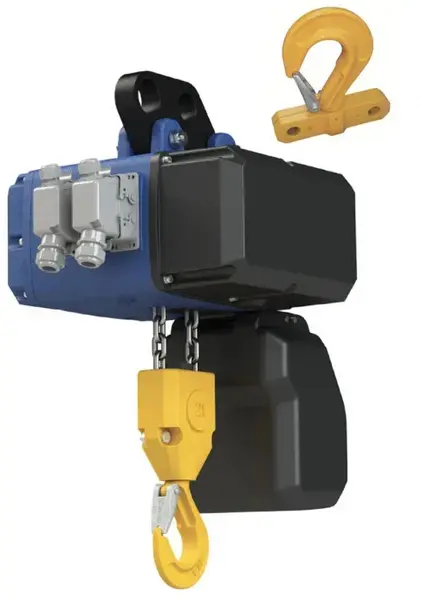Electropalan CLF2-E, 500kg, 9m, TH (viteza 5/1.3 m/min) - Podem-504-1000668-0.5-CLF2-H9-V5-1/1-M-TH-20