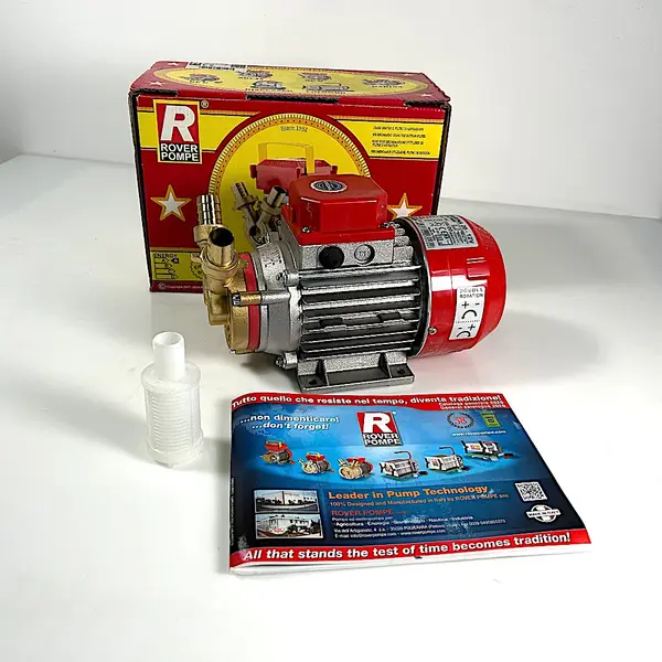 Electropompa Marina 20, 12V, Rover Pompe, pentru transvazare vin si lichide alimentare, se poate conecta la baterie auto - Default Title