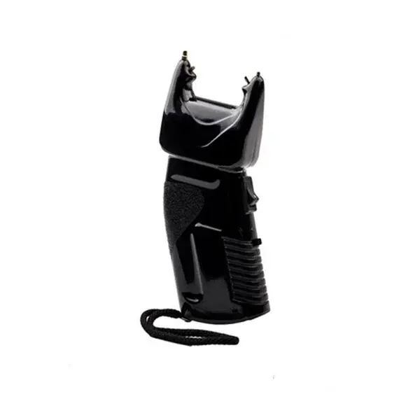 Electrosoc cu spray lacrimogen 2 in 1, DEPOX , 200.000 V, Negru