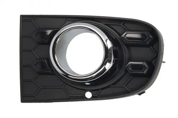 Element bara Stanga (cu cadru, cu orificii lampa ceata, crom negru) potrivit ABARTH 500 595 695, 500C 595C 695C; FIAT 500 05.16- 07.15-