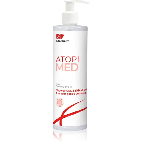 Elfa Pharm Intensive Cosmetic Atopi Med gel de dus si sampon 2in1 pentru piele uscata spre atopica 400 ml