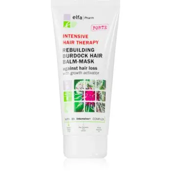 Elfa Pharm Intensive Cosmetic Intensive Hair Therapy Rebuilding Burdock Hair Balm-Mask balsam contra căderii de păr cu activator de creștere