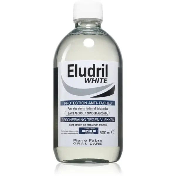 Elgydium Eludril White apa de gura cu efect de albire 500 ml