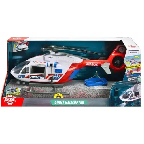 Elicopter de jucarie Dickie Toys Airbus H145, 54cm, cu lumina și sunete