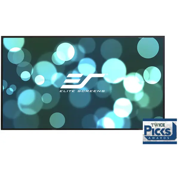 ELITESCREENS Ecran proiectie cu rama fixa, de perete, 243,5 x136,9 cm, EliteScreens AEON AR110WH2, Format 16:9