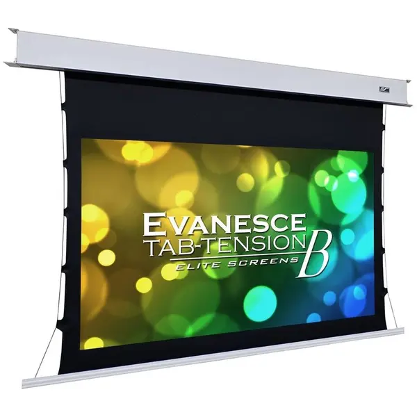 ELITESCREENS Ecran proiectie electric, 243.8 x 137 cm, incastrabil in tavan, Tensionat, EliteScreens Evanesce Tab-Tension B, 16:9