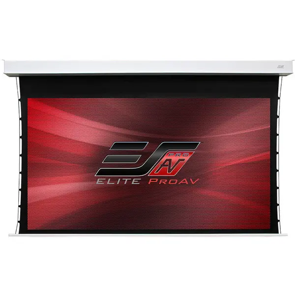 ELITESCREENS Ecran proiectie electric, 298 x168 cm, incastrabil in tavan, Tensionat, EliteScreens Evanesce Tab-Tension Series,16:9