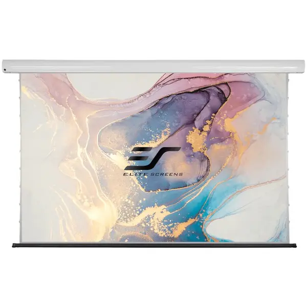 ELITESCREENS Ecran proiectie electric full gri ptr ALR LONG THROW 256 x 176 cm, EliteScreens DayWalker DWN110XHD3-E12, Format 16:9