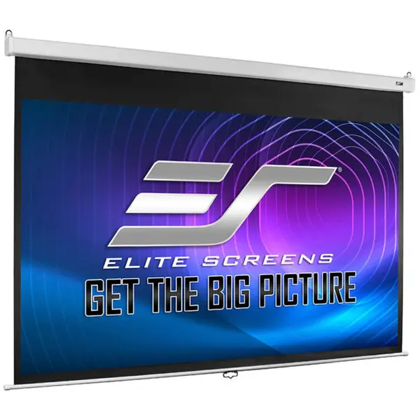 ELITESCREENS Ecran proiectie manual, perete/tavan, 265 x 149 cm, EliteScreens SRM-PRO M120HSR-PRO, Format 16:9, SLOW RETRACTION