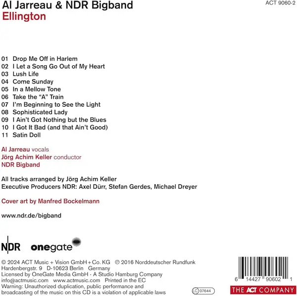 Ellington | Al Jarreau, NDR Bigband