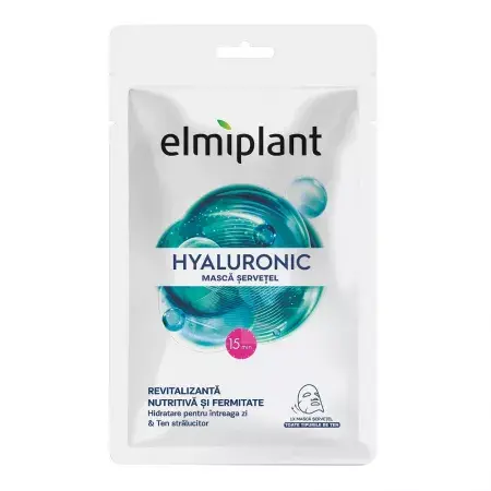 Elmiplant hyaluronic masca servetel revitalizanta/nutritiva si fermitate X 20ml