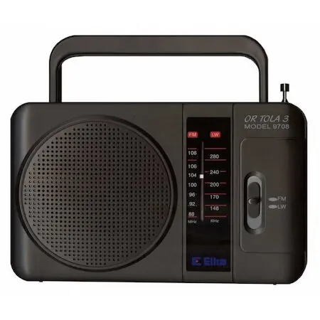 Eltra Radio portabil, Eltra, FM, Jack 3.5 mm, Negru