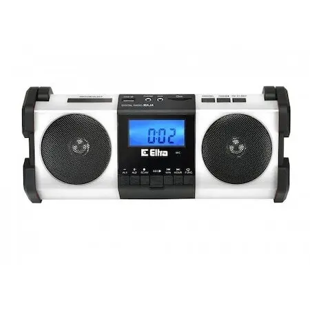 Eltra Radio portabil Maja, Eltra, Jack 3.5, 272 x 126 x 107 mm, Negru/Alb