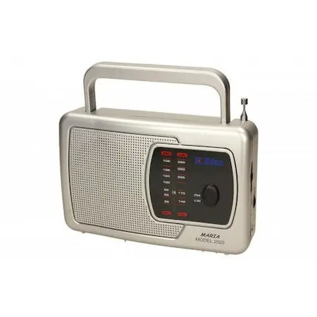 Eltra Radio portabil Maria, Eltra, 500 mW, 200 x 180 x 50 mm, Argintiu/Negru