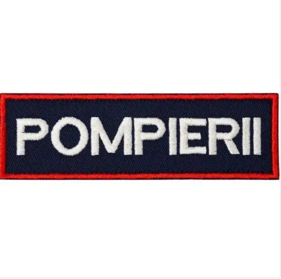 Emblema Brodata POMPIERII 10x2.5cm - Default Title