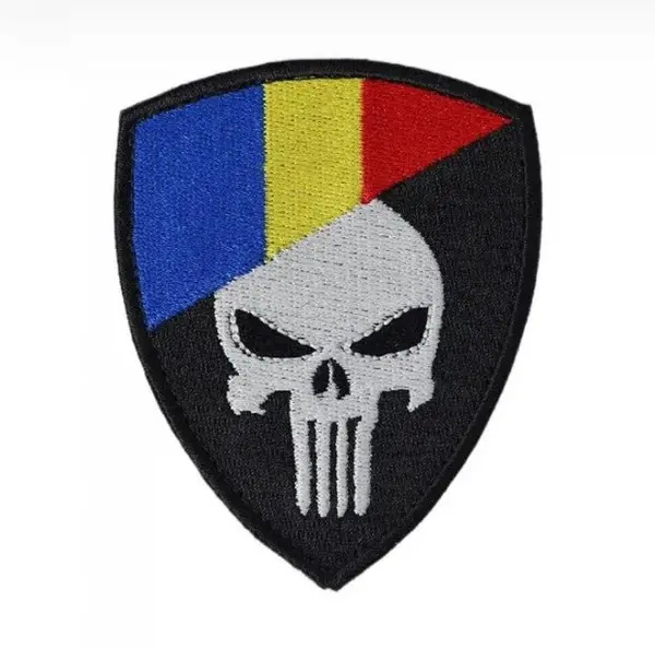 Emblema Brodata Punisher Romania - Default Title