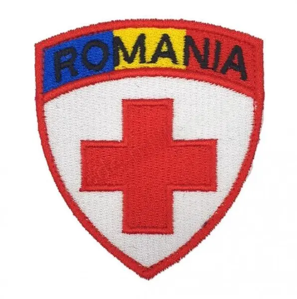 Emblema Brodata Serviciul Medical Drapel - Default Title