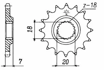 EMGO - Pinion (fata), 12 dinti (ultima bucata)