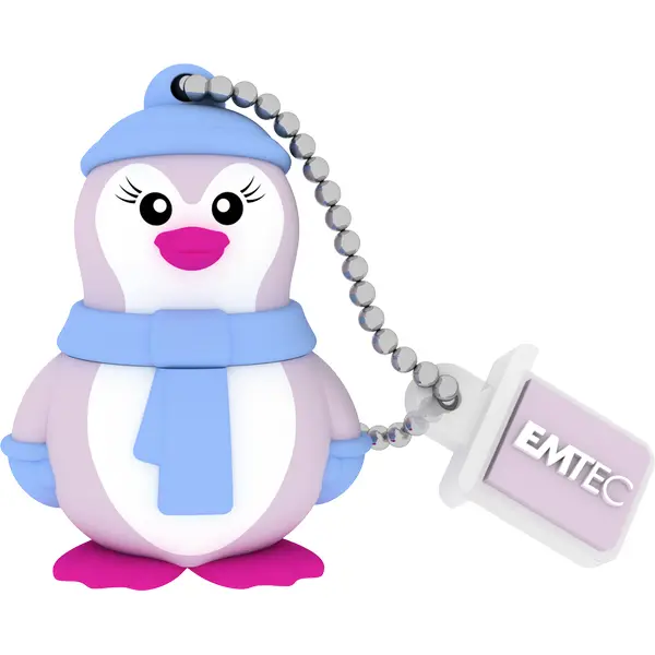 EMTEC Memorie USB Emtec M336 Lady Penguin 16 GB USB 2.0, Gri