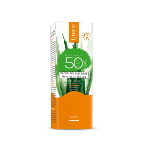 Emulsie cu Aloe Vera pentru protectia solara SPF50, 50ml, Lirene