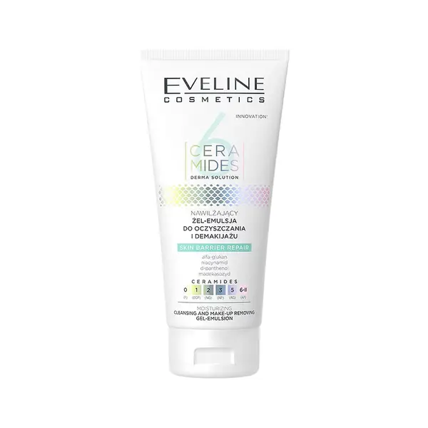 Emulsie-gel demachianta cu 6 ceramide, 150ml, Eveline Cosmetics