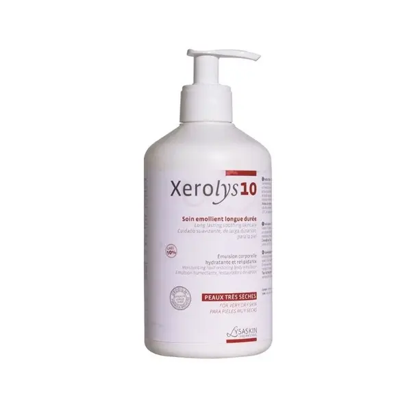 Emulsie pentru piele uscata Xerolys 10, 500ml, Lab Lysaskin