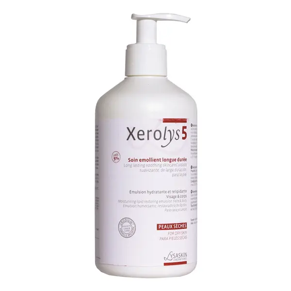 Emulsie pentru Piele Uscată Xerolys 5, 500 ml, Lab Lysaskin