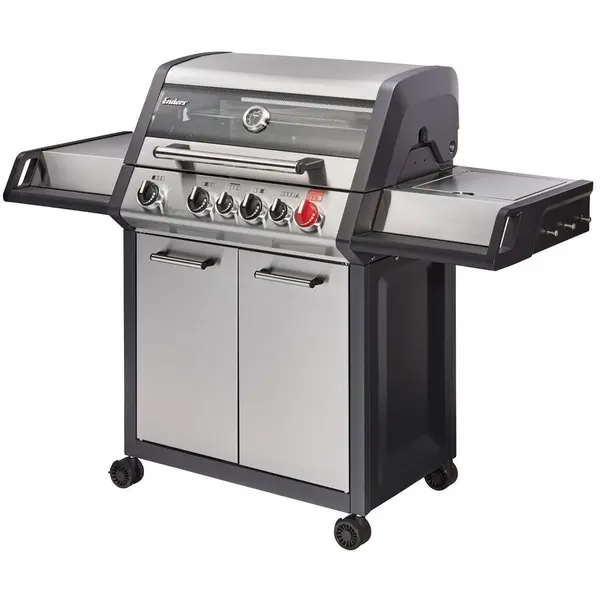 Enders Gratar pe gaz, 4 arzatoare inox, arzator infrarosu, grile fonta, Enders Monroe Pro 4 SIK Turbo 837833