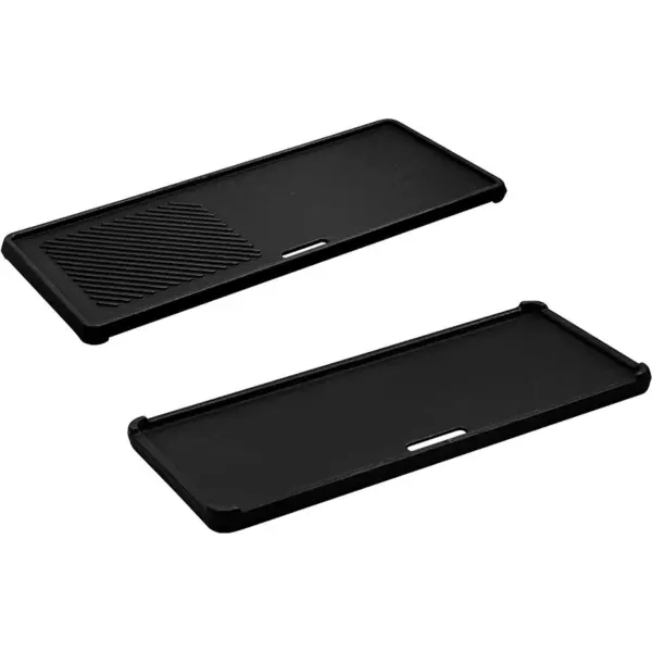 Enders Plita din fonta cu 2 fete neteda si grill 43 x 20,5 cm pentru gratar Monroe Pro 3 Enders 7882