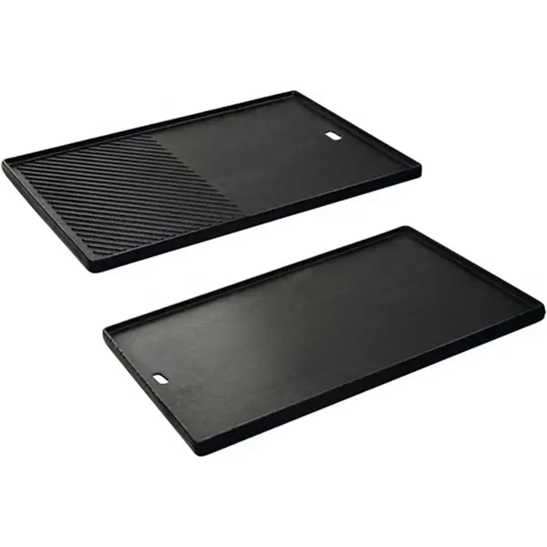 Enders Plita din fonta cu 2 fete neteda si grill 43 x 32 cm pentru gratar Monroe Pro 4 Enders 7893