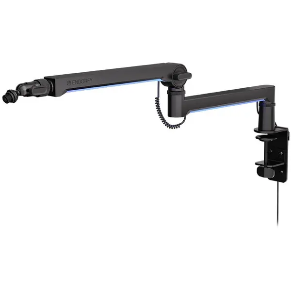 Endorfy Brat de microfon Endorfy EY0A010, Broadcast Low Profile Boom, reglabil, greutate maxima suportata 2 kg, Negru