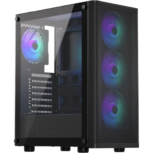 Endorfy Carcasa Endorfy Ventum 200 ARGB, Mid-Tower, Negru