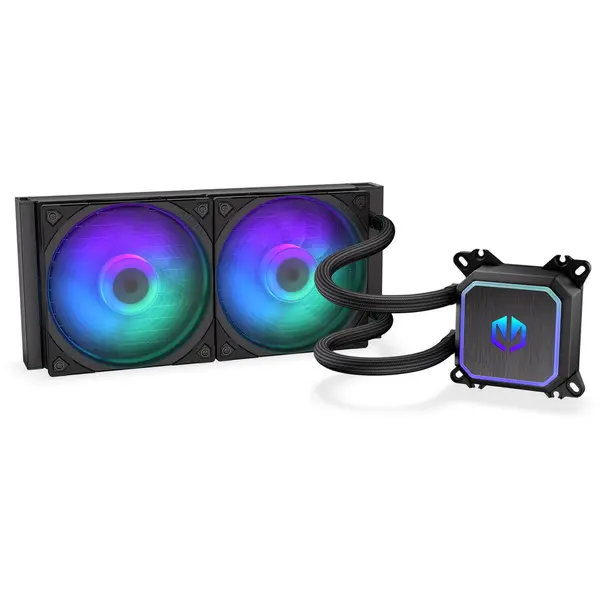 Endorfy Cooler ENDORFY Navis F240 ARGB, PWM, 2x 120 mm, Negru