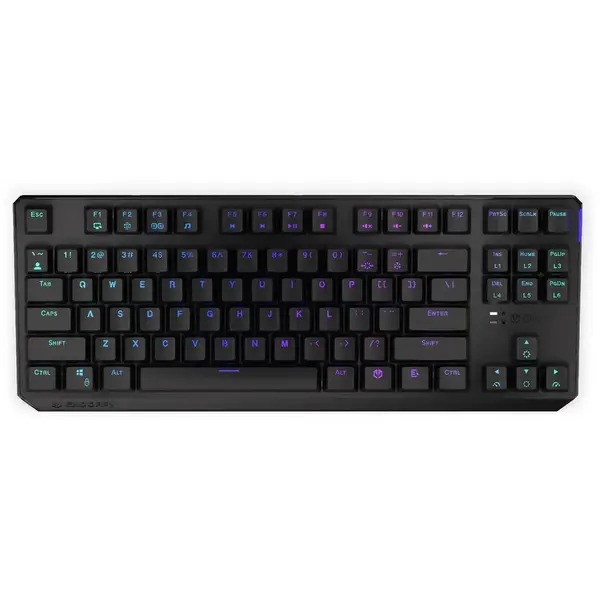 Endorfy Tastatura Gaming ENDORFY Thock TKL Wireless RGB Kailh Box Black Switch Mecanica