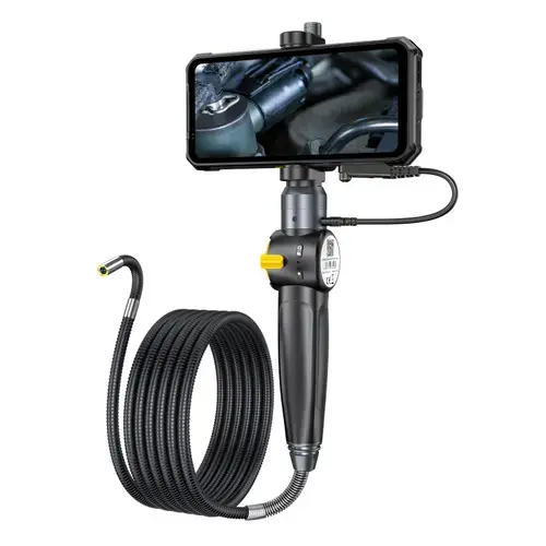 Endoscop portabil HD 2in1 Ulefone uSmart E03 Negru, Rotire 180 Grade, pentru Ulefone Armor 24, 21, 19, 18, 16Pro, 13, 9/9E, Armor Pad, Pad 2