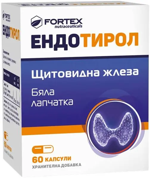 Endotirol, 60 capsule, Fortex