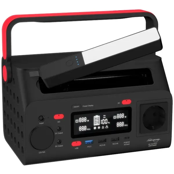 Energizer Power Station Energizer 293Wh, 1 x AC Schuko, 2 x DC, 3 x USB-A, USB-C, Negru, PPS300W2
