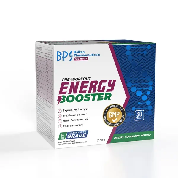 Energy Booster – Supliment Energie și Concentrare, 30 Plic. - Cutie