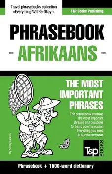 English-Afrikaans Phrasebook and 1500-Word Dictionary, Paperback/Andrey Taranov
