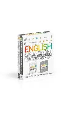 English for Everyone English Grammar Guide and Practice Book Grammar Box Set - Dk