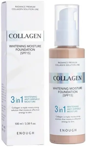 Enough Collagen fond de ten 3 in 1, SPF15, N21, 100 ml