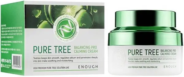 Enough Premium Cremă calmantă pentru față Pure Tree Balancing Pro, 50 ml