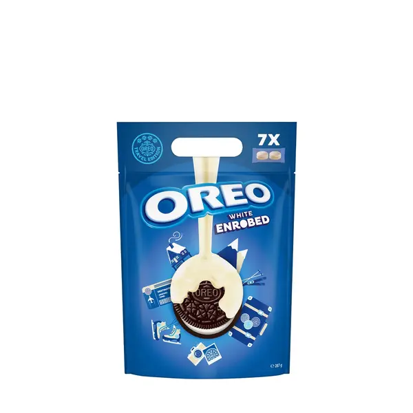 Enrobed white chocolate 287 gr