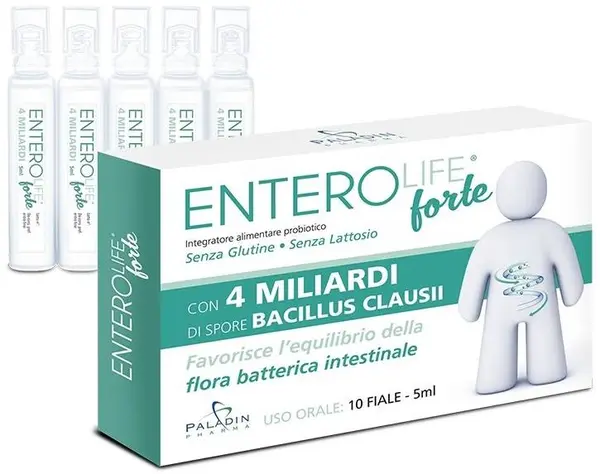 EnteroLife Forte con 4 Miliardi, 10 fiola, Paladin Pharma